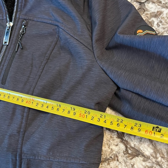 HFX Outdoors Womens Water Wind Resistant Heat Retention Jacket XL Gray Black - Picture 6 of 16